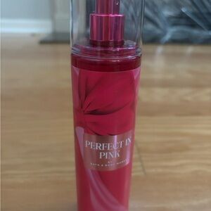 Bath & Body Works Perfect In Pink Fragrance Mist - Bright Pink